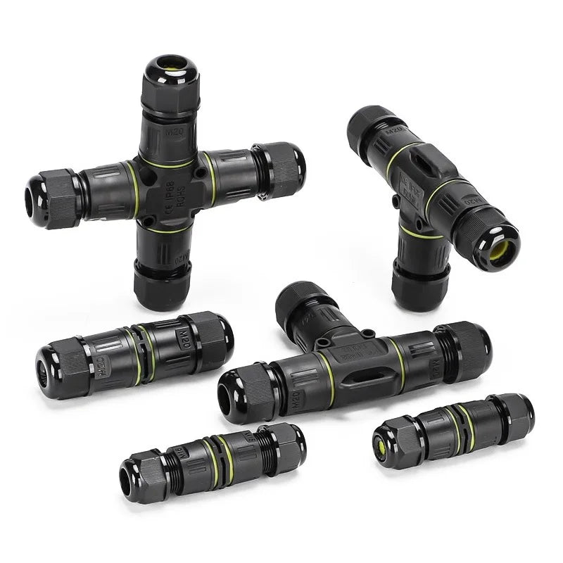 1PC IP68 Waterproof Quick Electrical Wire Connector 2 3 4 Pin Solderless LED Lamp Cable Wiring Outdoor Rainproof Terminal Blocks