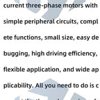 24W BLDC Motor Driver Module 5V-40V 2A Three-Phase PWM with Hall Sensor and Inductive Control
