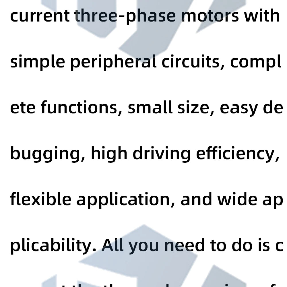 24W BLDC Motor Driver Module 5V-40V 2A Three-Phase PWM with Hall Sensor and Inductive Control