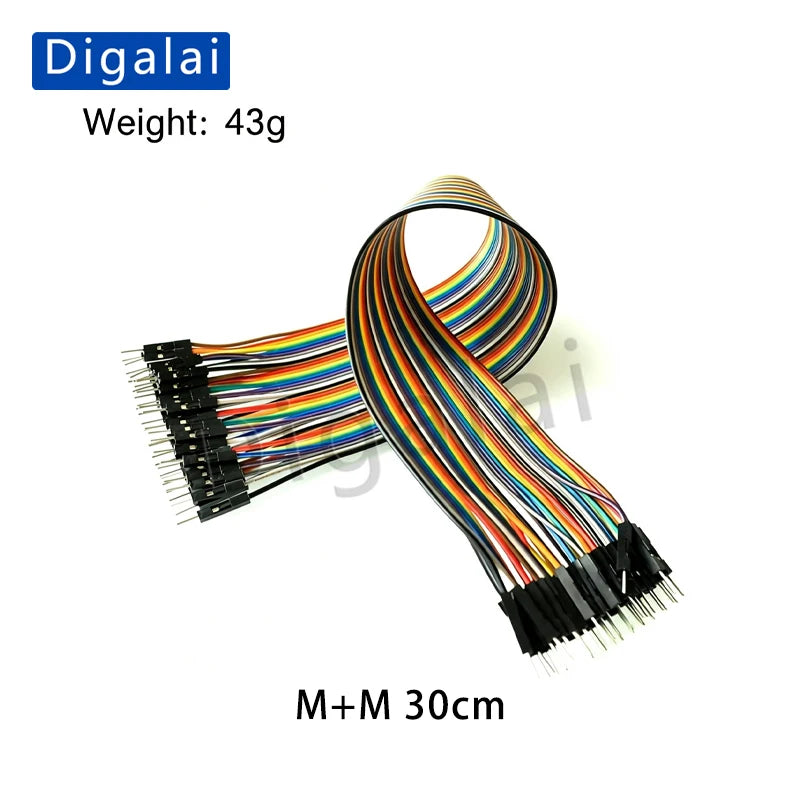 Dupont Wire Jumper Cable M+M F+F M+F 10CM 15CM 20CM 30CM 40CM Breadboard Connecting Wire For Arduino DIY Project