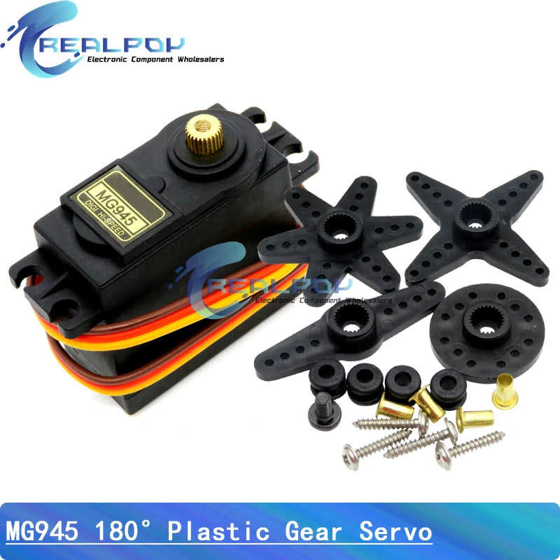 MG945 MG946R MG995 MG996R Metal Gear Servmotor High Speed Analog Servo Motor for Model Airplane RC Car Boat Arduino Robot