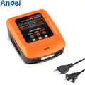 TE3AC 100V-240V 25W/3A Professional Balance Charger for 2S 3S LiPo/2S LiFe/1-8S NiMH Battery RC Drone Car Boat