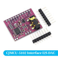 GY-PCM5102 I2S IIS Digital Audio DAC Decoder Board High Fidelity Lossless For MCU & Raspberry Pi