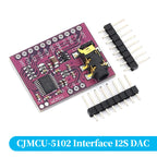 GY-PCM5102 I2S IIS Digital Audio DAC Decoder Board High Fidelity Lossless For MCU & Raspberry Pi