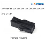 10Set 4.2mm Pitch 0.165" MOLEX Mini-Fit Dual Row 2*1-2*12 Pin Male Plug Female Receptacle Terminal Connector 5557/5559/5566/5569