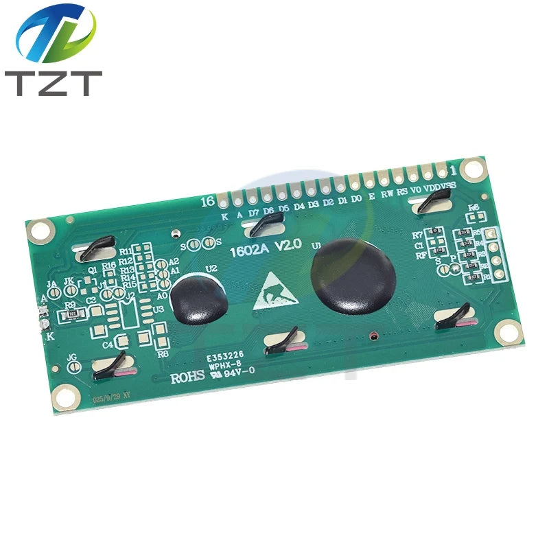 DIYTZT 1/3PCS LCD1602 1602 module Blue green screen 16x2 Character LCD Display Module HD44780 Controller blue blacklight