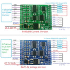 12CH RS485 Mixed IO Module Current Voltage Analog Collection 0-20MA 4-20MA 0-5V 0-10V NPN Digital Input 300MA MOS Output