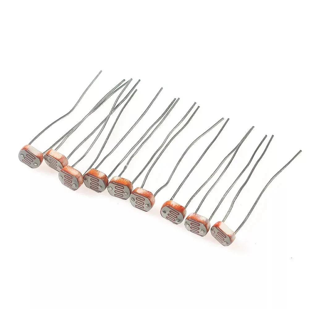 50PCS Photo Light Sensitive Resistor GL5506 GL5516 GL5528 GL5537 GL5539 Photoresistor Kit Photoconductive Resistance