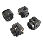 5/10Pcs DIN 3P/4P Horizontal Socket S Terminal MPC Power PS2 Full Plastic Connector 3/4 Core Adapter for Electronics