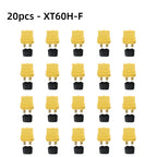 XT60H Connector Plug with Sheath Housing Female Male XT60 Bullet Adapters Connectors for RC Lipo Battery Car Drone Airplane