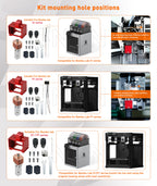 For BambuLab P1S P1P X1 X1C Upgrade Hotend Kit Heat Sinks Throat TZ V3.0 Nozzle Print Head Thermistor 3D Printer Accessories