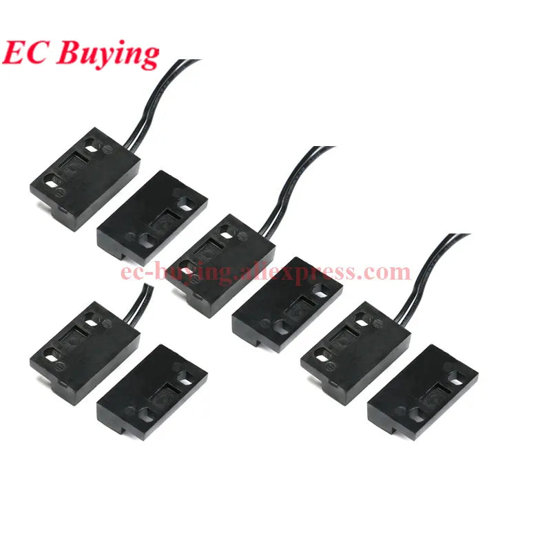 1-10Pcs PS-3150 Reed Switch Sensor PS3150 Normally Open NO Proximity Magnetic Door Window Contacts 30cm Wire Inductance Distance