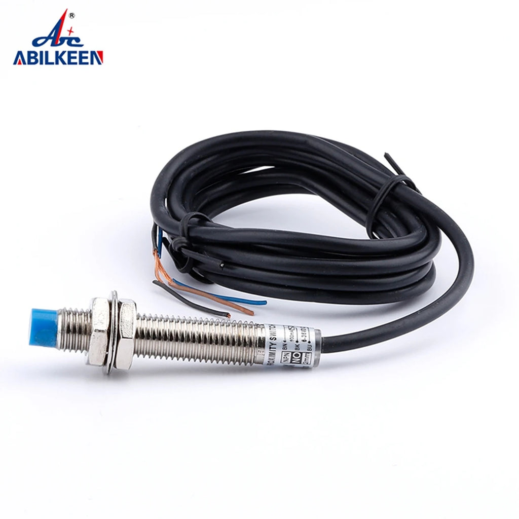 LJ8A3-1-Z/LJ8A3-2-Z M8 Metal Proximity Sensor Switch 1/2mm Sensing Distance NO/NC Inductive Proximity Switch NPN/PNP Output