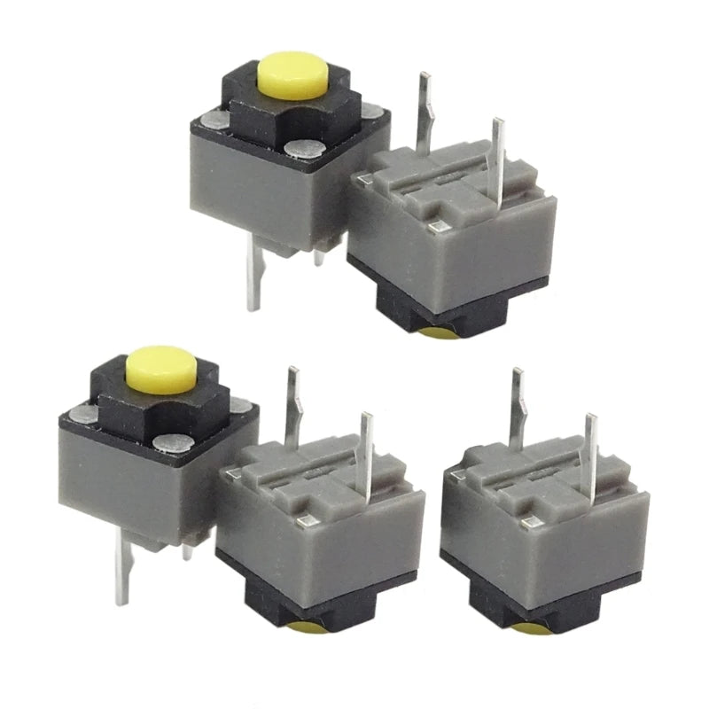 5PCS Kailh Mute Button 6x6x7.3mm Square Silent Switch Mouse Micro Switch Repair Parts Replace Rectangle Micro Switch