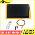4.3" inch ESP32-S3 Display ILI9485 IPS TFT LCD Module ESP32-8048S043C-I Capacitive Touch Screen Development Board for Arduino