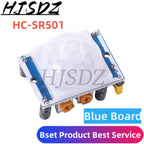 5PCS/LOT HC-SR501 HC-SR505 MH-SR602 Adjust IR Pyroelectric Infrared Mini PIR Human Sensor Detector Module Bracket