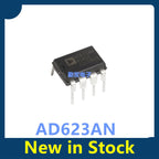 2PCS AD623ANZ, AD623AN, AD623—DIP-8-Packaged Instrumentation Operational Amplifiers
