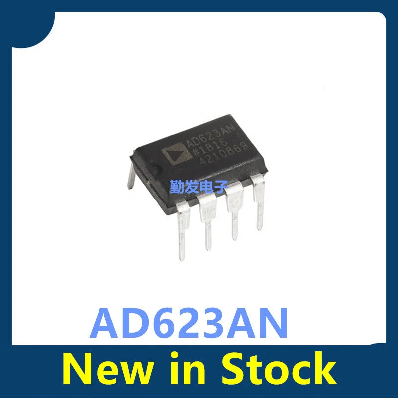 2PCS AD623ANZ, AD623AN, AD623—DIP-8-Packaged Instrumentation Operational Amplifiers