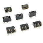 10pcs 2.0mm PH6.35 Straight /Right Angle/SMTFemale Header Double Row 2X2-40P PC2.8 Gold-plate PCB Pin Socket Connector
