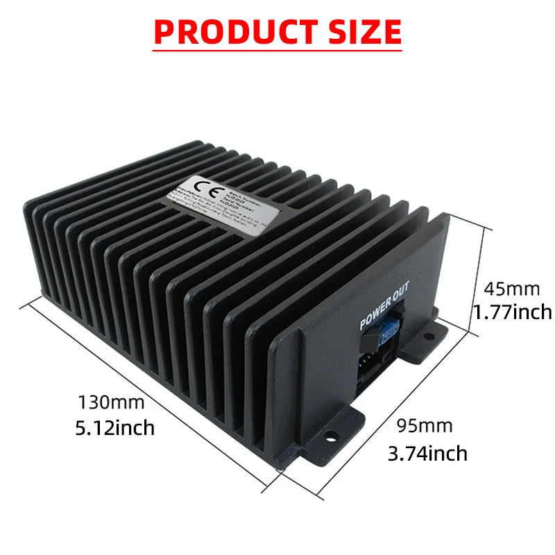 Car DSP Amplifier Hi-Fi Booster Audio Digital Sound Processors 4*80W for Android Speaker Subwoofer Power Car Radio Stereo AMP