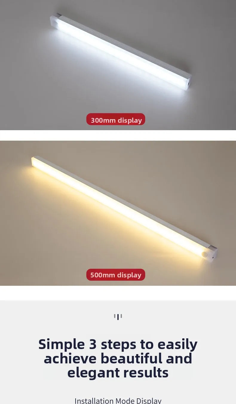 Usb LED Bar Lights Sensor Light Led Rechargeable Wireless Night Lights Leds for Lighting Strip Bars Desk Lamp Under Cabinet