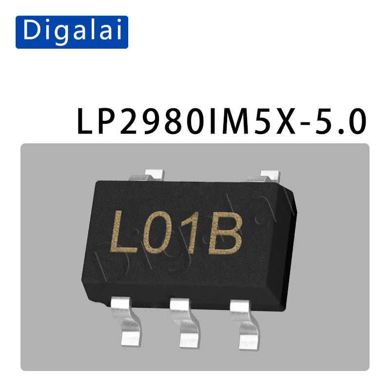 100%New original 5pcs LP2985IM5X-5.0 LP2980 LP2992 LP3985 3.0 3.3 ADJ SOT23-5 LDO Linear regulator chip