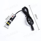 Focusable D18X65mm 940nm Direct IR Dot Laser 30mW 50mW 100mW 200mW 300mW Adjustable Laser Module Positioning for Wood Cutting
