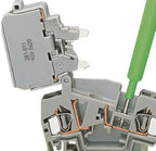 Original WAGO 281‑611 Fuse Terminal Block, 4mm² DIN‑Rail Mount Fused Disconnect Connector for 5x20mm Cartridge Fuse