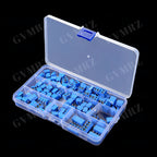 100PCS 2P PCB Screw Terminal Block Connector KF301 Pitch 5.0MM 2P 3P 4P Splicable Kit Box KF301-2 Blue KF301-2P KF301-3P KF-301