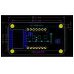 I2C 4-digit 7-segment LED Display Module, Supporting Coexistence of Decimals and Clocks I2C Digital Tube Compatible with HT16K33