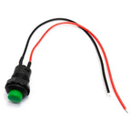 5/20/100PCS Latching/Momentary 12MM Round  Push Button Switch With Cable 20CM Self-Locking DS-428/427 Self-Resetting