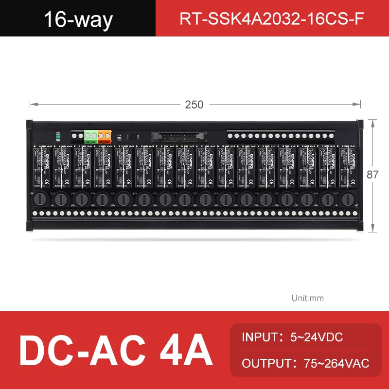 ENMG Solid State Relay Module 5-24V DC Solid State Non-Contact Relay Module DC Control AC/DC 220V Wide Voltage Constant Current