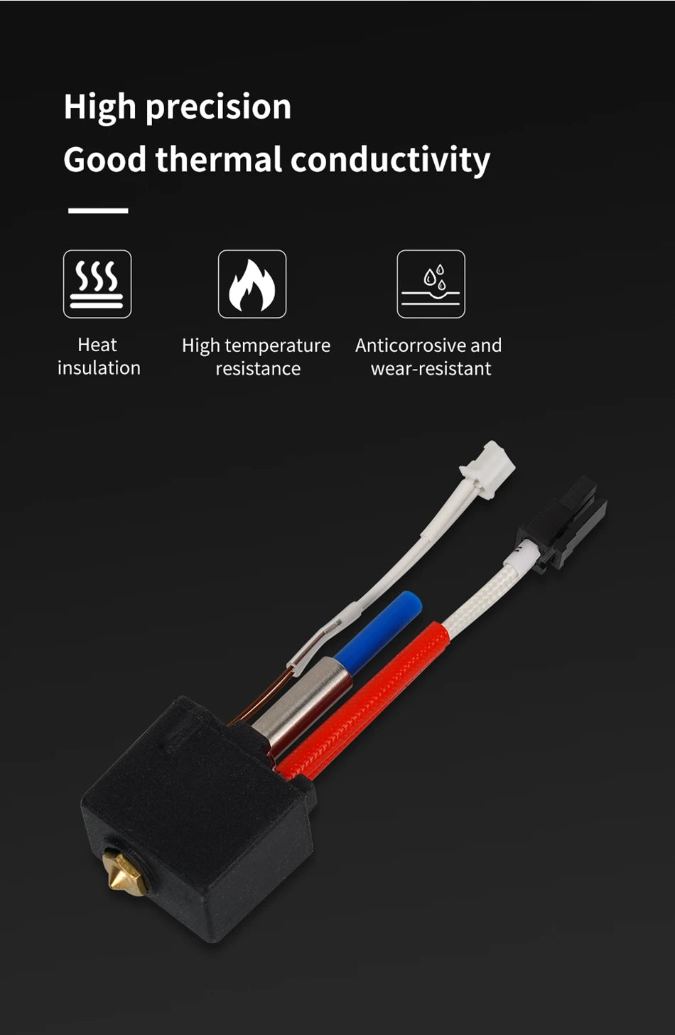 For Anycubic Kobra 2 Hotend Kit, Thermistor Heater Cartridge 0.4mm Print Hot end For Kobra2 Plus/ Kobra2 Pro/ Kobra2 Neo/ Kobra2