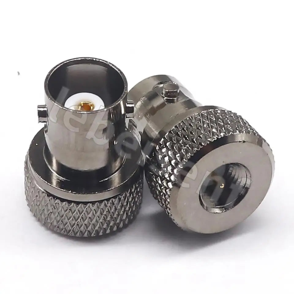 1pcs Radio Frequency Adapter BNC (Q9) Female to SMA Male Adapter BNC/SMA-KJ Disc Nickel Plated