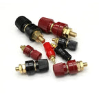 M5 M6 M8 M10 Wire Binding Post Thread Screw Black+Red Set Weld Inverter Clamp Power Supply Splice Connect Battery Terminal