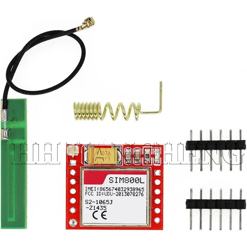 10-1PCS Mini Smallest SIM800L GPRS GSM Module Micro SIM Card Core BOard Quad-band TTL Serial Port for arduino