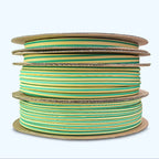 1M 3:1 Heat Shrink Tube with Glue Adhesive Lined  Dual Wall Tubing Sleeve Wrap Wire Cable Kit Yellow Green Dual Wall