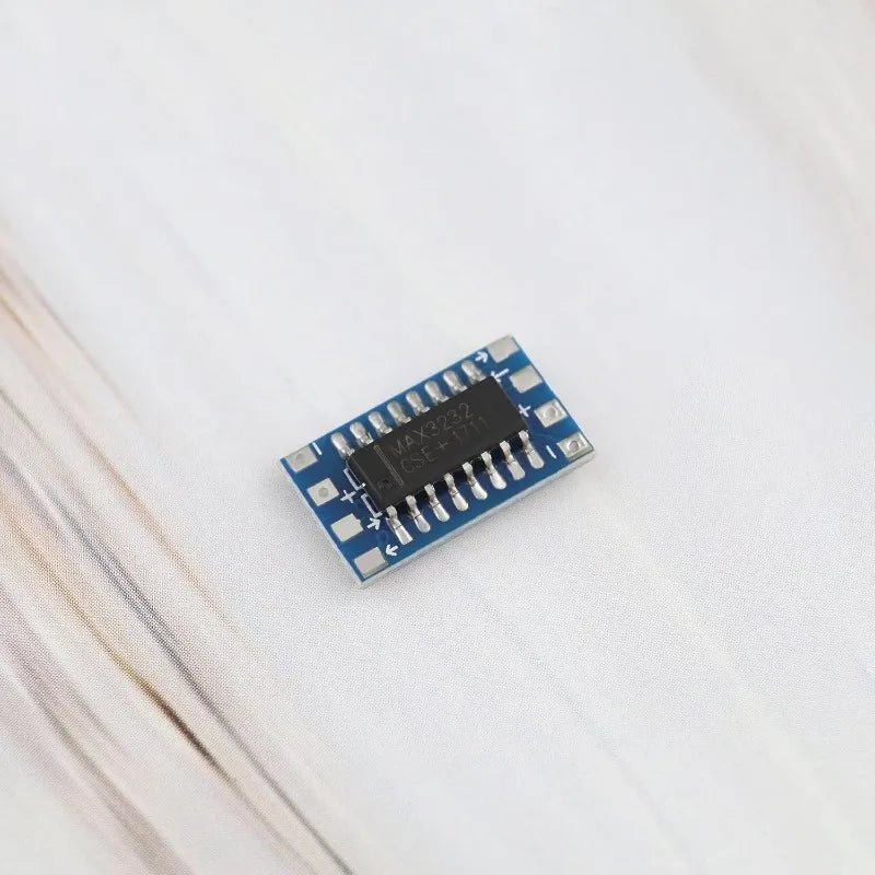 10PCS Mini RS232 MAX3232 to TTL Level Converter Serial Module Board Adapter 3~5V MAX3232 Breakout Board Computer Serial Adapters