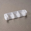 Suitable for WAGO 221 series: Mounting clips and organizers for securing and organizing terminal connectors.