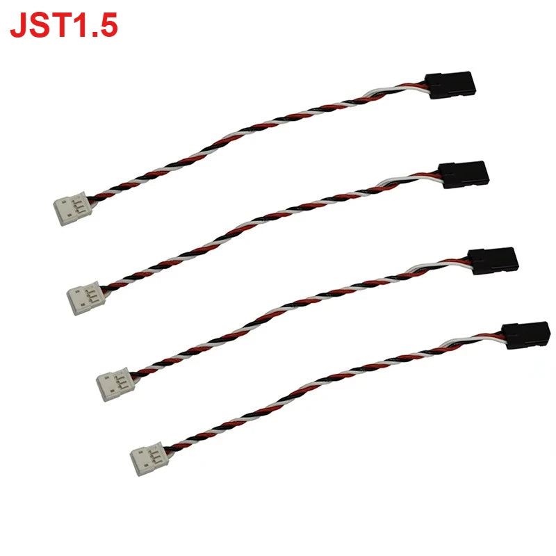 4PCS 1.5mm 1.0mm 1.25mm3Pins Male Female and JR Style for Mini Receiver Servo Wire Plug Converter