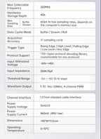 FNIRSI DLA‑16/32 Plus High‑Speed Logic Analyzer 1GHz Sampling 16/32CH USB3.0 4Gbit Stream Buffer 120+ Protocol Decoder Embedded