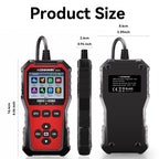 KONNWEI KW340 Car OBD2 Diagnostic Tool CAN EOBD 3in1 Engine Battery Test Read Clear Fault Code Real-Time Data O2 Inspection Tool
