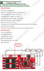 3S 6A 8A 10A 20A 25A 30A 40A 60A Li-ion Lithium Battery 18650 Charger PCB BMS Protection Board For Drill Motor Lipo Cell Module