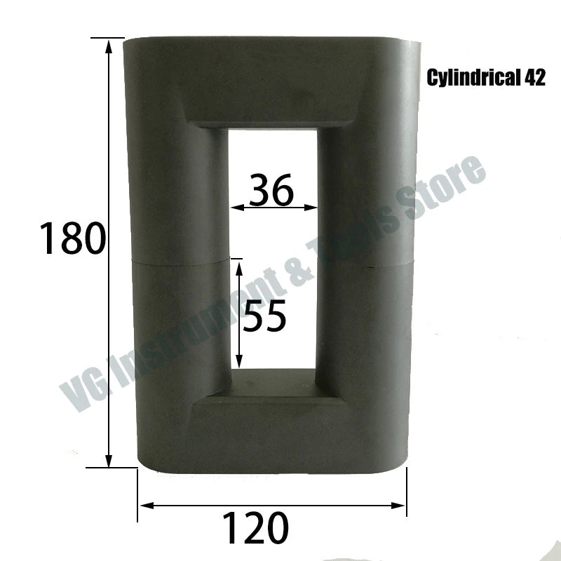 UY42 UY120/89/42 Ultra Large Power Transformer Ferrite Core Ferrite Bead Al 7300nH/N2 for Equipment or Machine, 1 Pair/Lot
