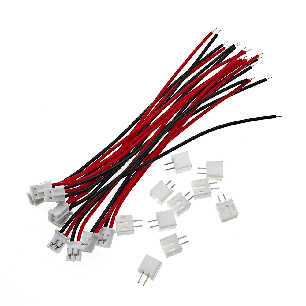 2/5/10/20SETS Micro PH2 JST PH 2.0 PH2.0 2Pin Male Female Plug Jack Connector With Wire Cables 200mm
