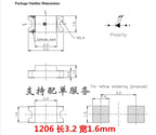 3000pcs SMD 0402 0603 0805 1206 Red Blue White Green Orange Pink High Quality Clear Light Emitting LED Chip Surface Mount Diode