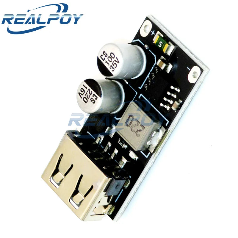 QC3.0 QC2.0 USB DC-DC Buck Converter Charging Step Down Module 6-32V 9V 12V 24V to Fast Quick Charger Circuit Board 3V 5V 12V