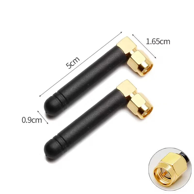 2.4GHz 5.8GHz Dual Band WiFi Antenna  3dbi Rubber Antennae RP SMA Connector for USB Adapter Network Router Mini PCI Card  Camera