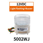 LTA5002 12V 24V 220V 3 Color Strobe Signal Warning Light Magnet Indicator Light LED Lamp Small Flashing Buzzer Security Alarm