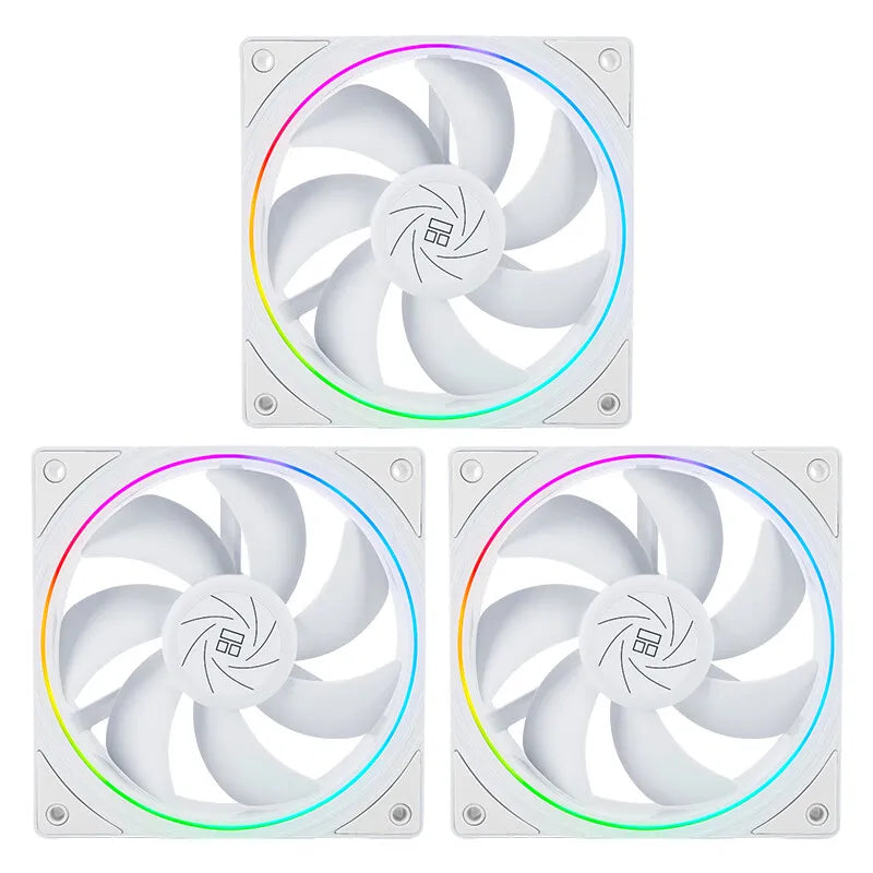 Thermalright TL-S12 120mm HALO Cooling Fan 5V 3PIN ARGB Fan pc gamer 360° exquisite light effect computer Case Fan ventilador